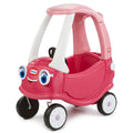 Princess Cozy Coupe - Pink Ride-On Car with Parent Push Handle for Growing Toddler Riding Adventures