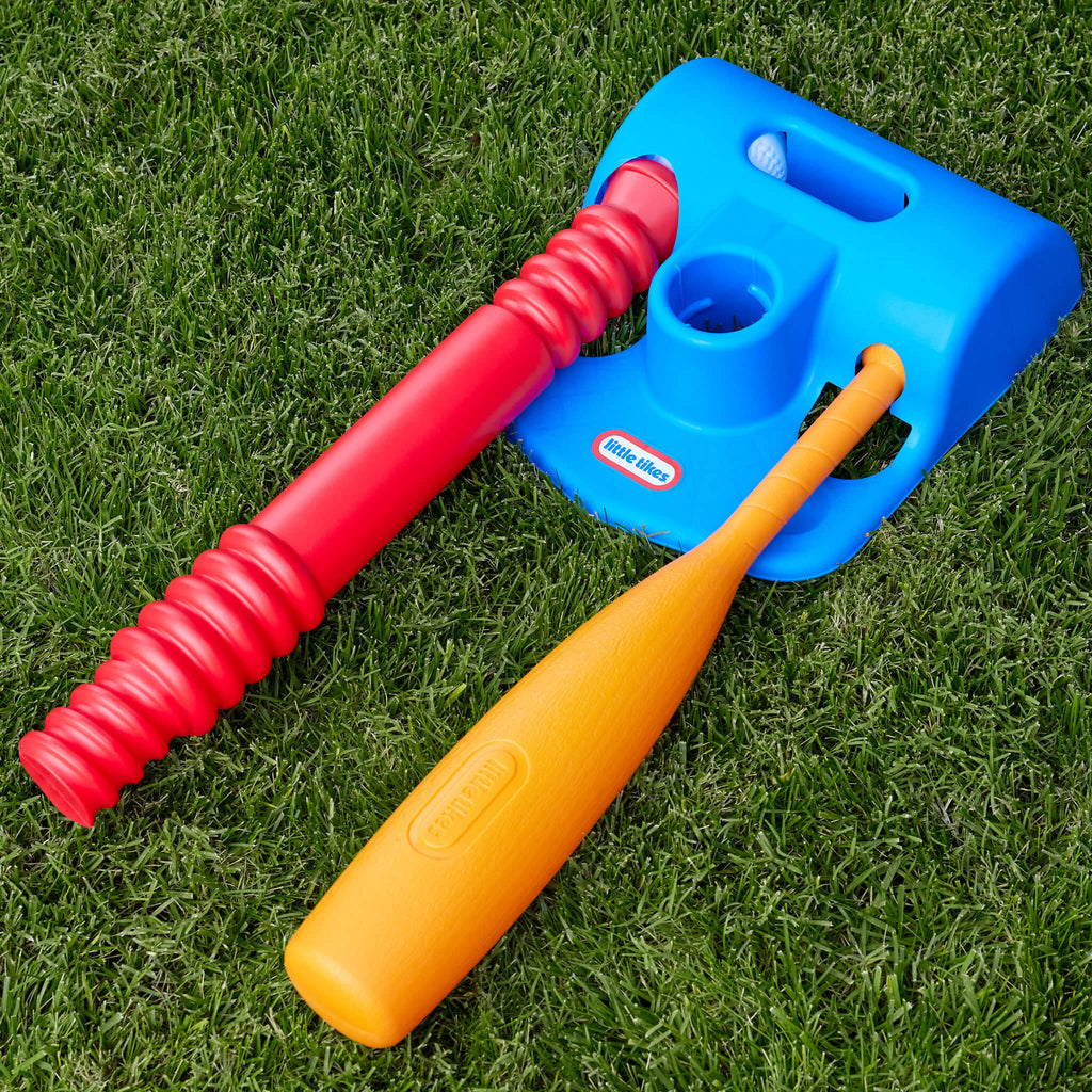 TotSports T-Ball Set - Backyard Baseball Practice Set for Young Players for Solo or Group Batting Practice