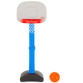 TotSports Easy Score Basketball Set - Adjustable Toddler Hoop with Oversized Rim for Early Basketball Practice and Active Play