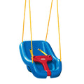 2-in-1 Snug n Secure Swing - Blue - Convertible Baby-to-Toddler Outdoor Swing for Growing kids Backyard Play