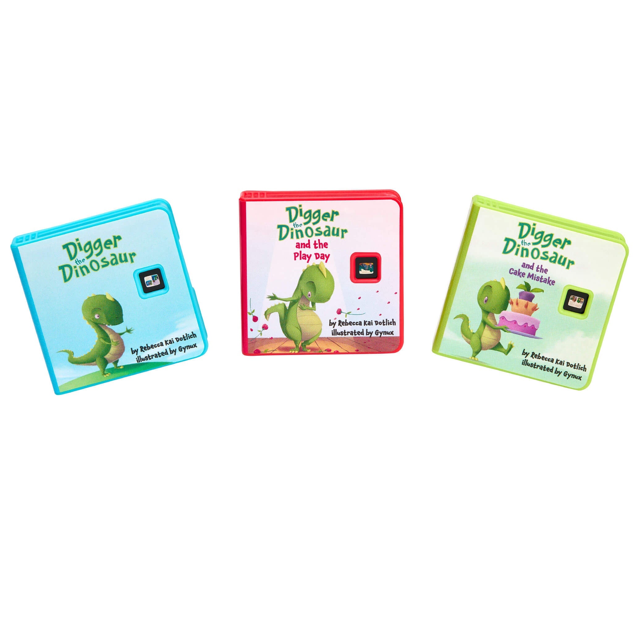Story Dream Machine Harper Collins Digger the Dinosaur - Three-Story Dinosaur Projector Collection for Dinosaur-Themed Read-Along Adventures
