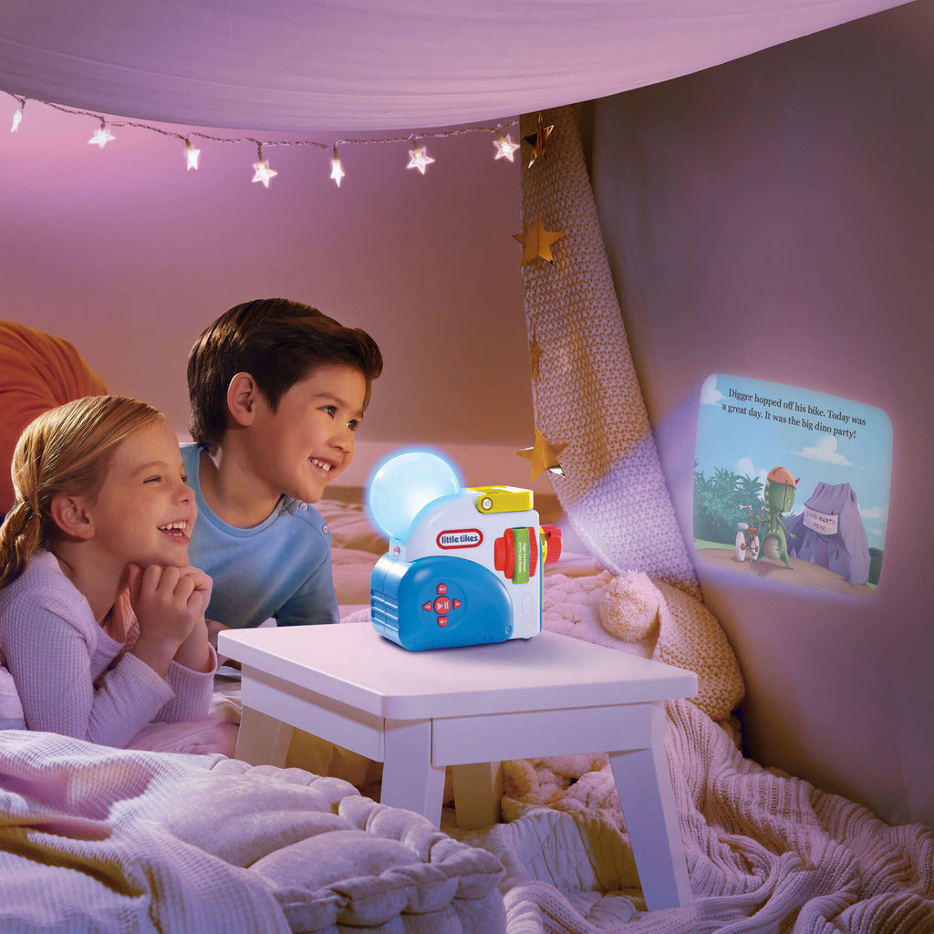 Story Dream Machine Harper Collins Digger the Dinosaur - Three-Story Dinosaur Projector Collection for Dinosaur-Themed Read-Along Adventures