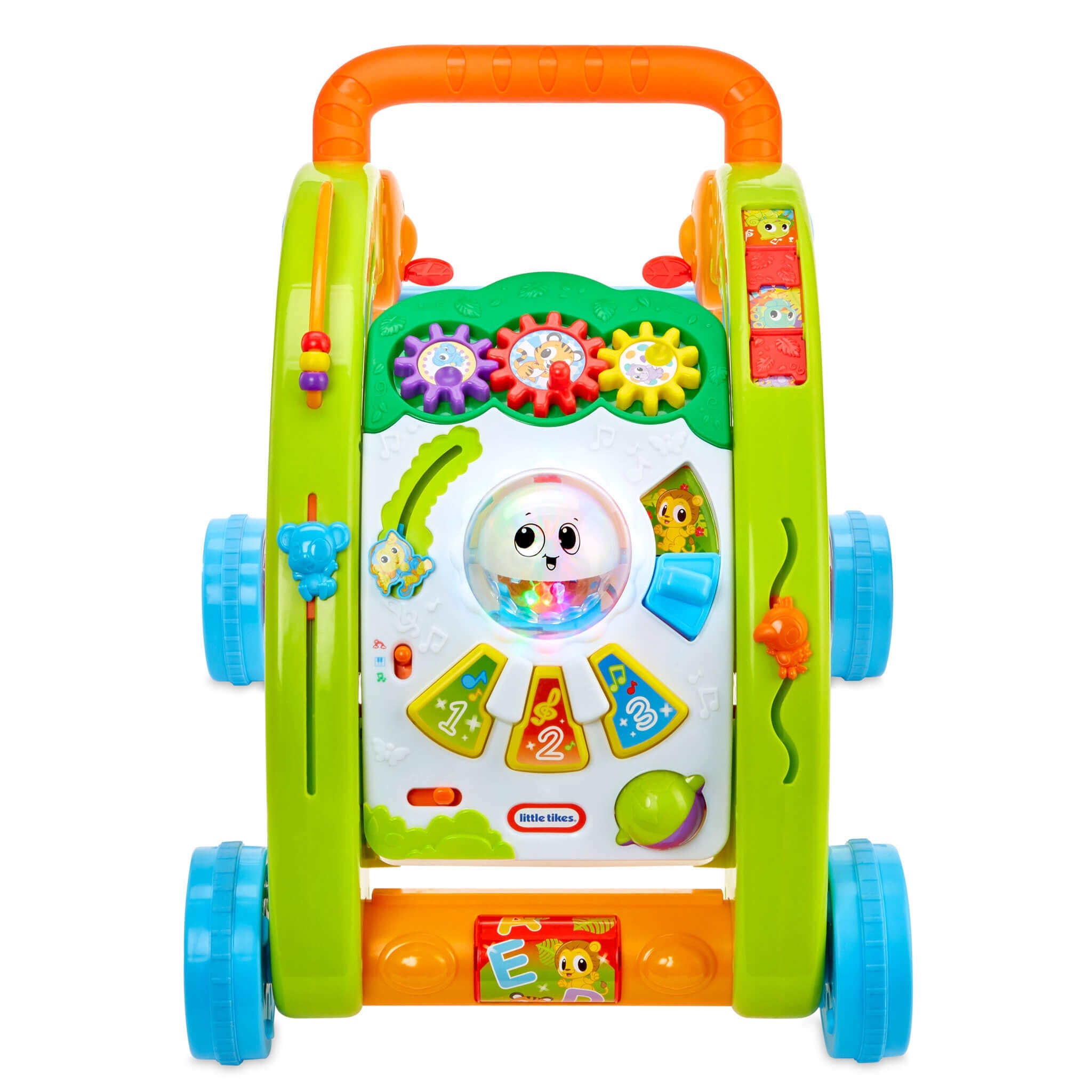 Learn and Play 3-in-1 Activity Walker - Light-Up Push Walker with Three Play Modes for First Steps and Interactive Floor Play