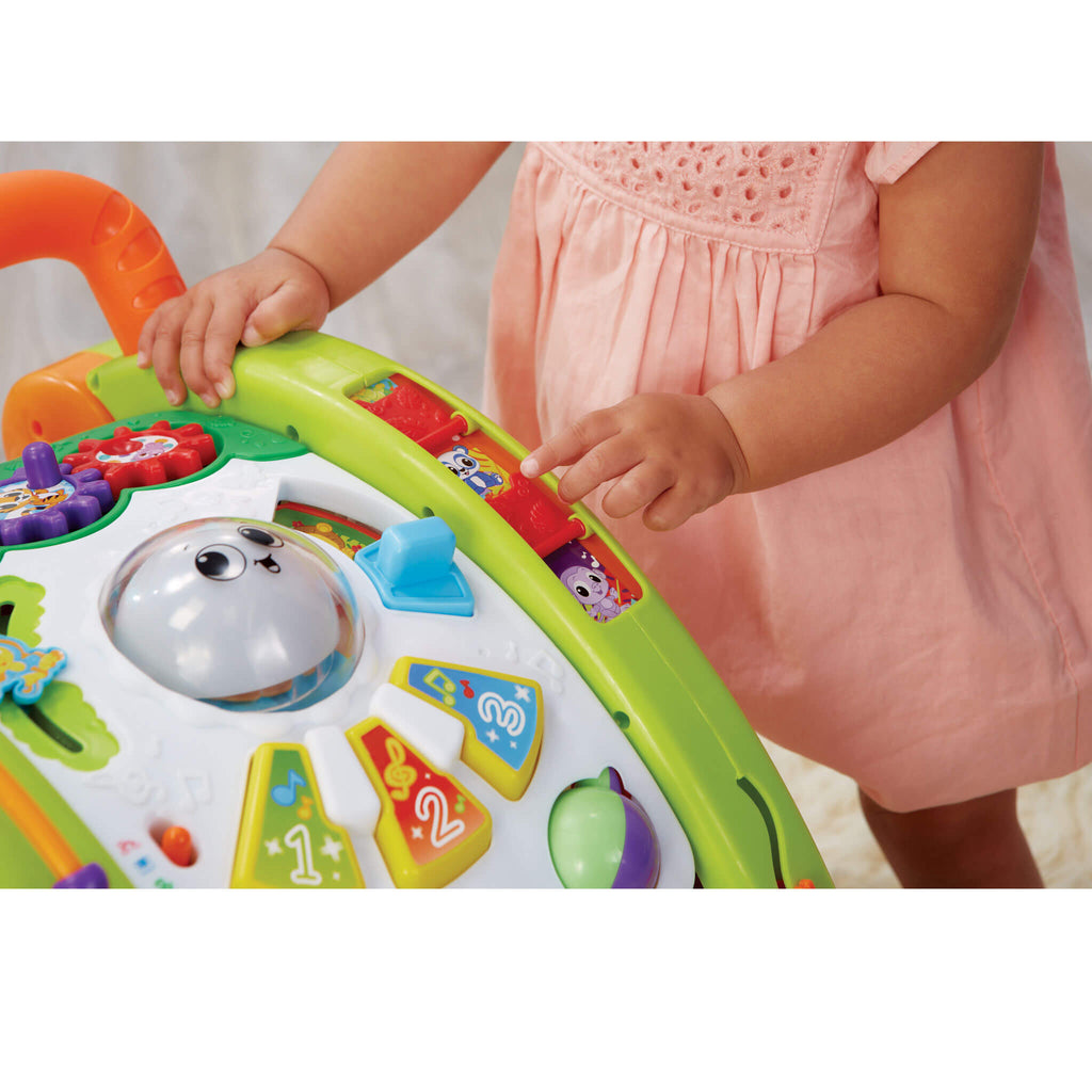 Learn and Play 3-in-1 Activity Walker - Light-Up Push Walker with Three Play Modes for First Steps and Interactive Floor Play