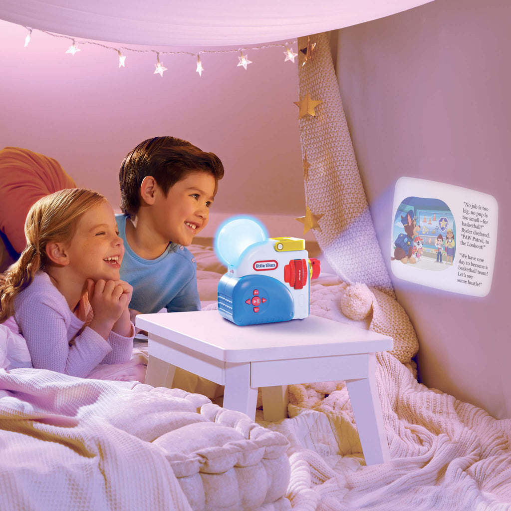 Story Dream Machine Paramount PAW Patrol Hero Collection - Three-Story Projector Pack with Chase Character for Interactive Storytime and Read-Along Play