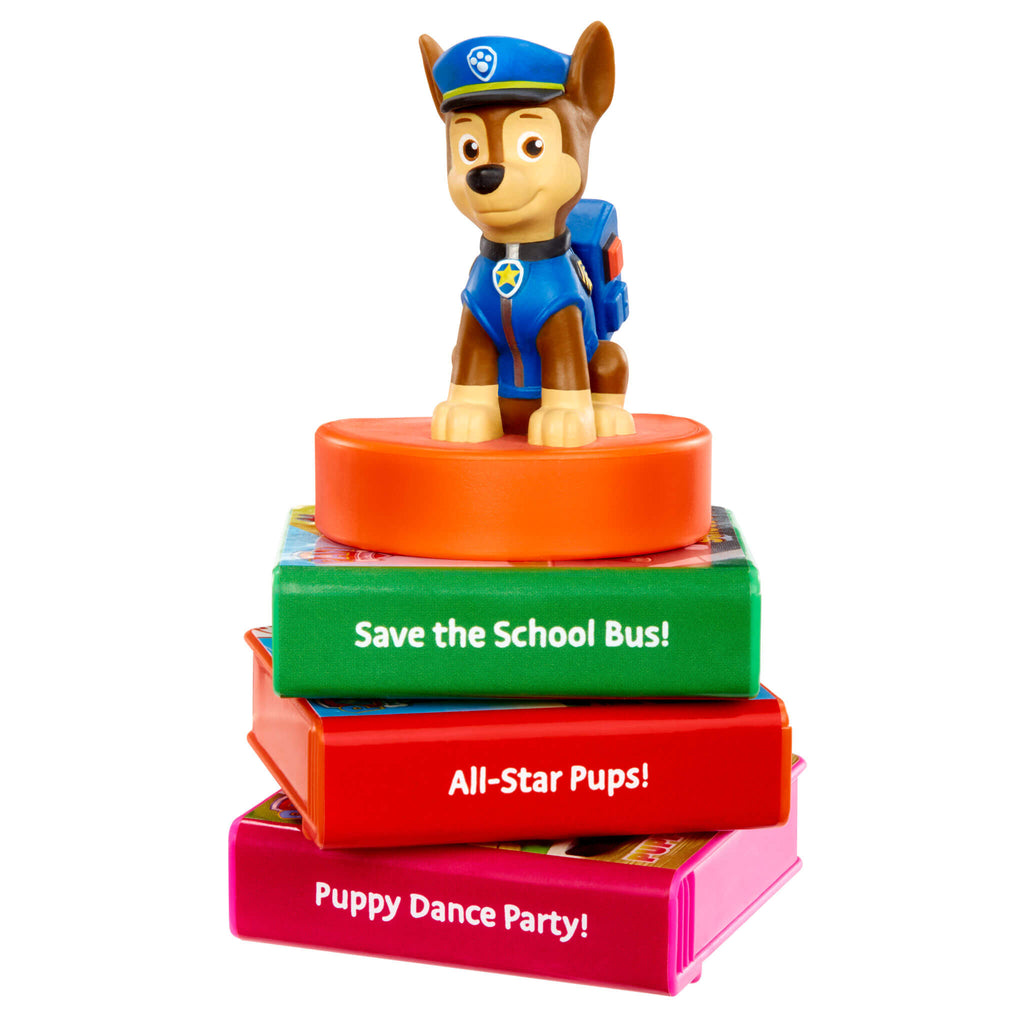 Story Dream Machine Paramount PAW Patrol Hero Collection - Three-Story Projector Pack with Chase Character for Interactive Storytime and Read-Along Play
