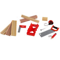 Creative Construction Measure and Cut Set - Kids Measuring and Pretend Cutting Workshop Set for Early Construction Concepts and Role Play