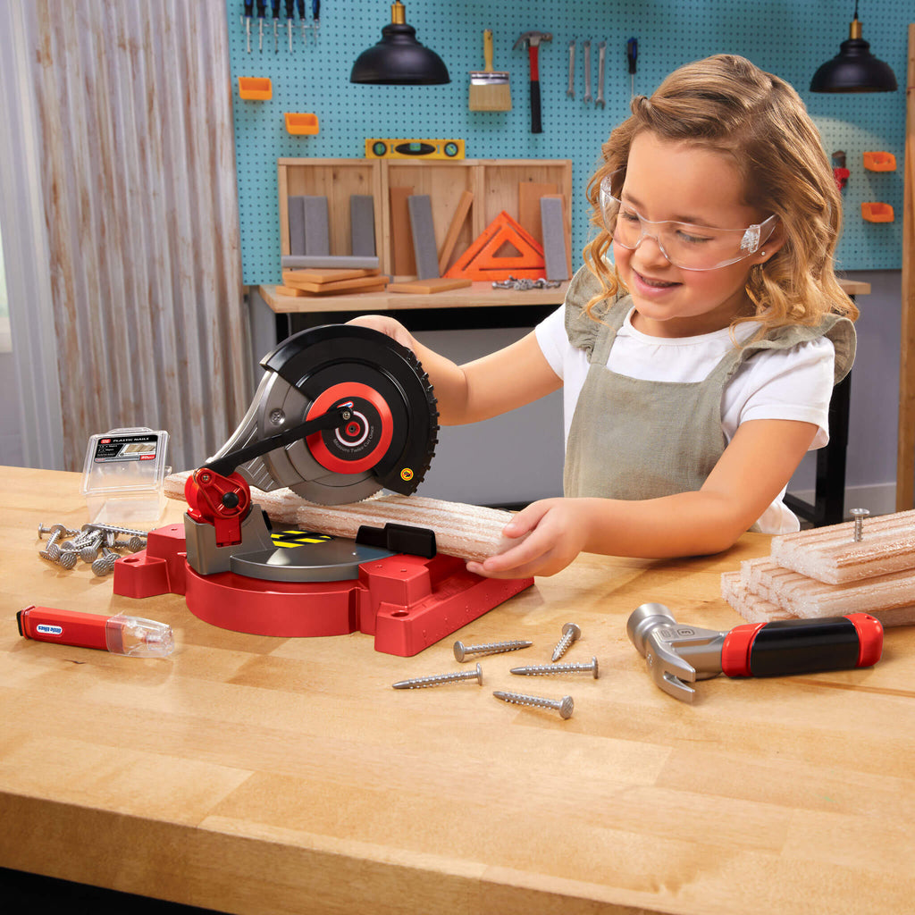 Creative Construction Power Cuts Set - Pretend Power Tool Set for Construction Play for Workshop Role Play and Creative Projects