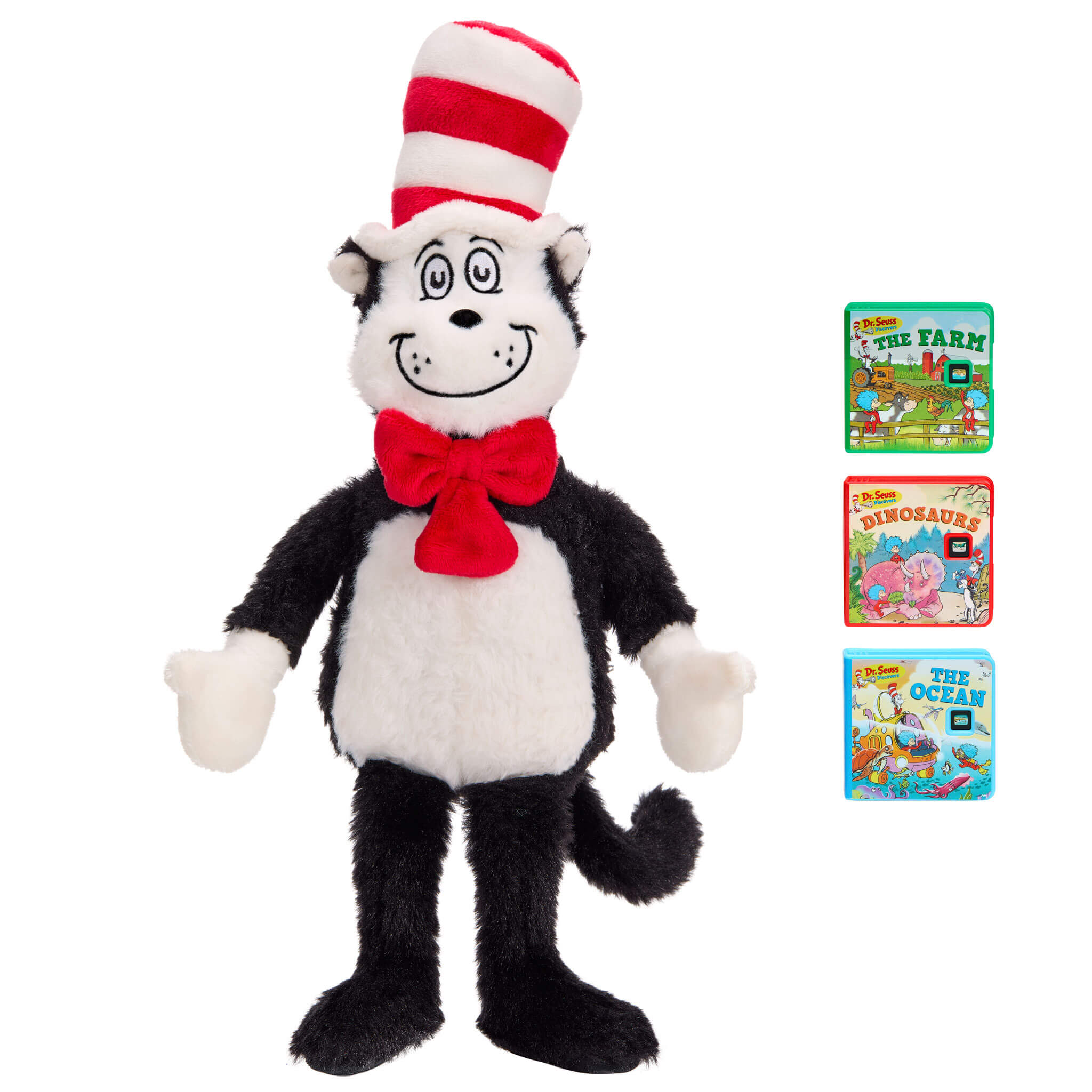 Story Dreamers Cat in the Hat Plush - Interactive Talking Plush for Story Dream Machine for Responsive Storytime and Cuddly Play