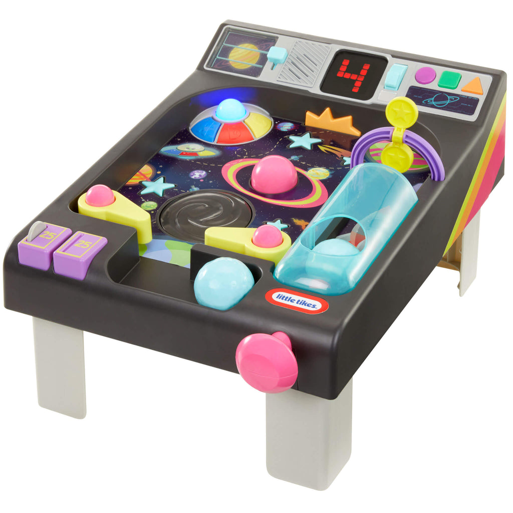 Old School My First Pinball Activity Table - Interactive Space-Themed Learning Activity Table for Hands-On Early Learning and Arcade Play