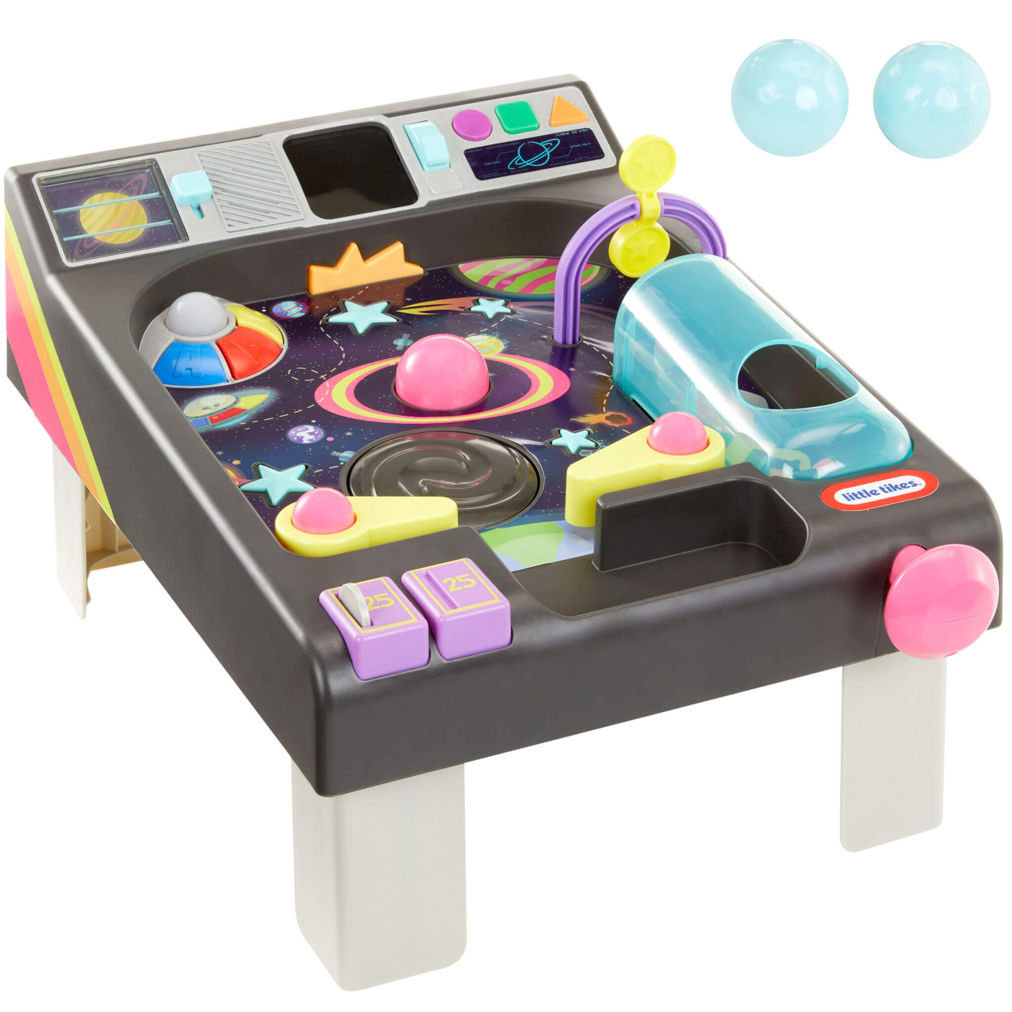 Old School My First Pinball Activity Table - Interactive Space-Themed Learning Activity Table for Hands-On Early Learning and Arcade Play