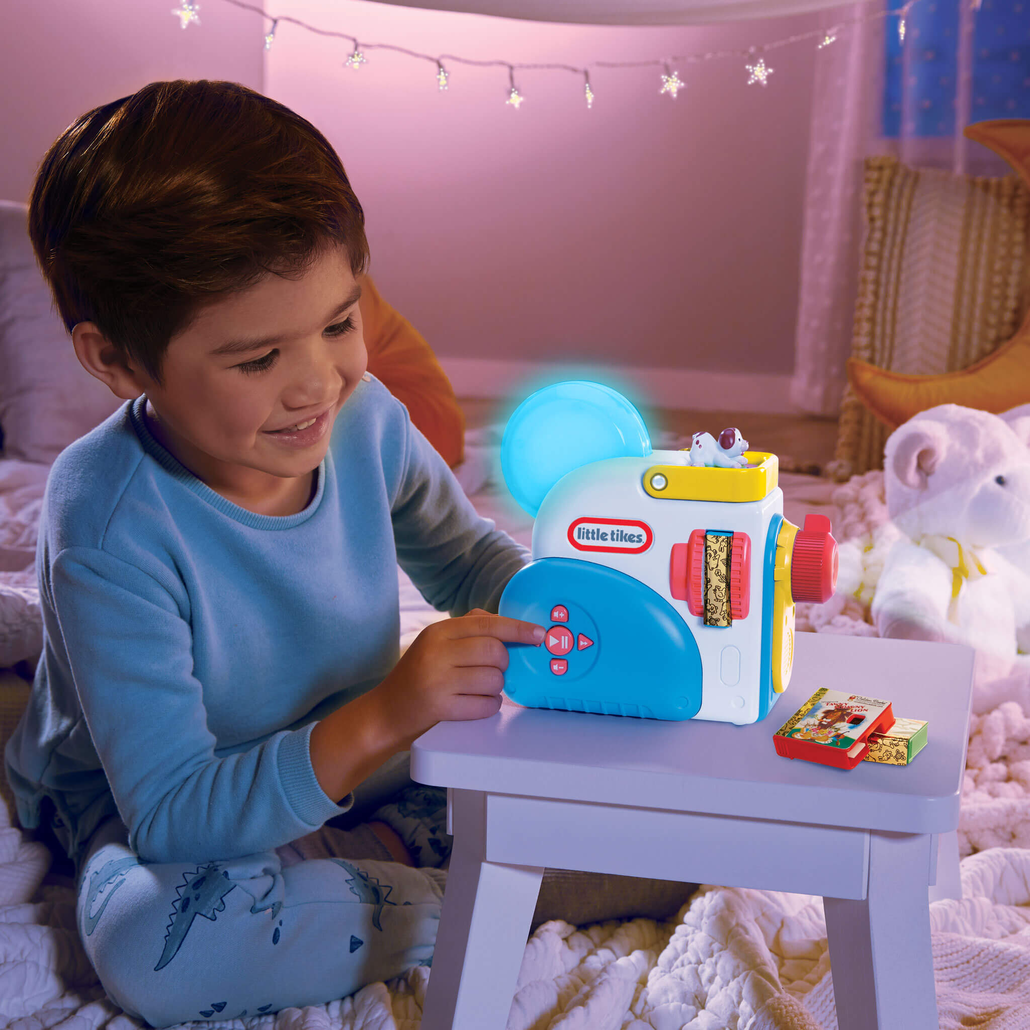 Story Dream Machine Little Golden Book Starter Pack - Projector Starter Set with Three Classic Stories for Projected Storytime at Home or On the Go