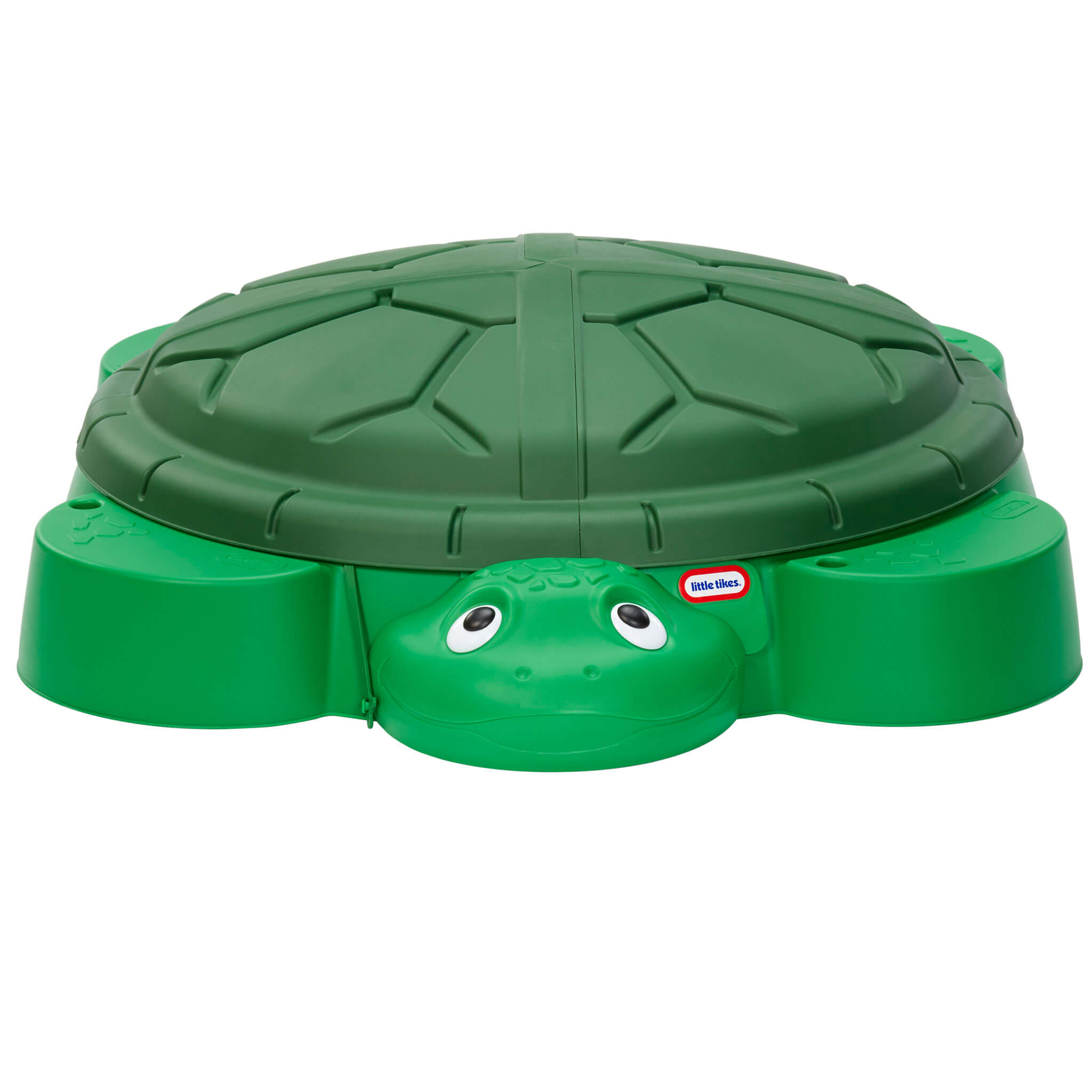 Turtle Sandbox - Outdoor Sand Play Center with Protective Lid for Backyard Digging, Building and Sensory Play