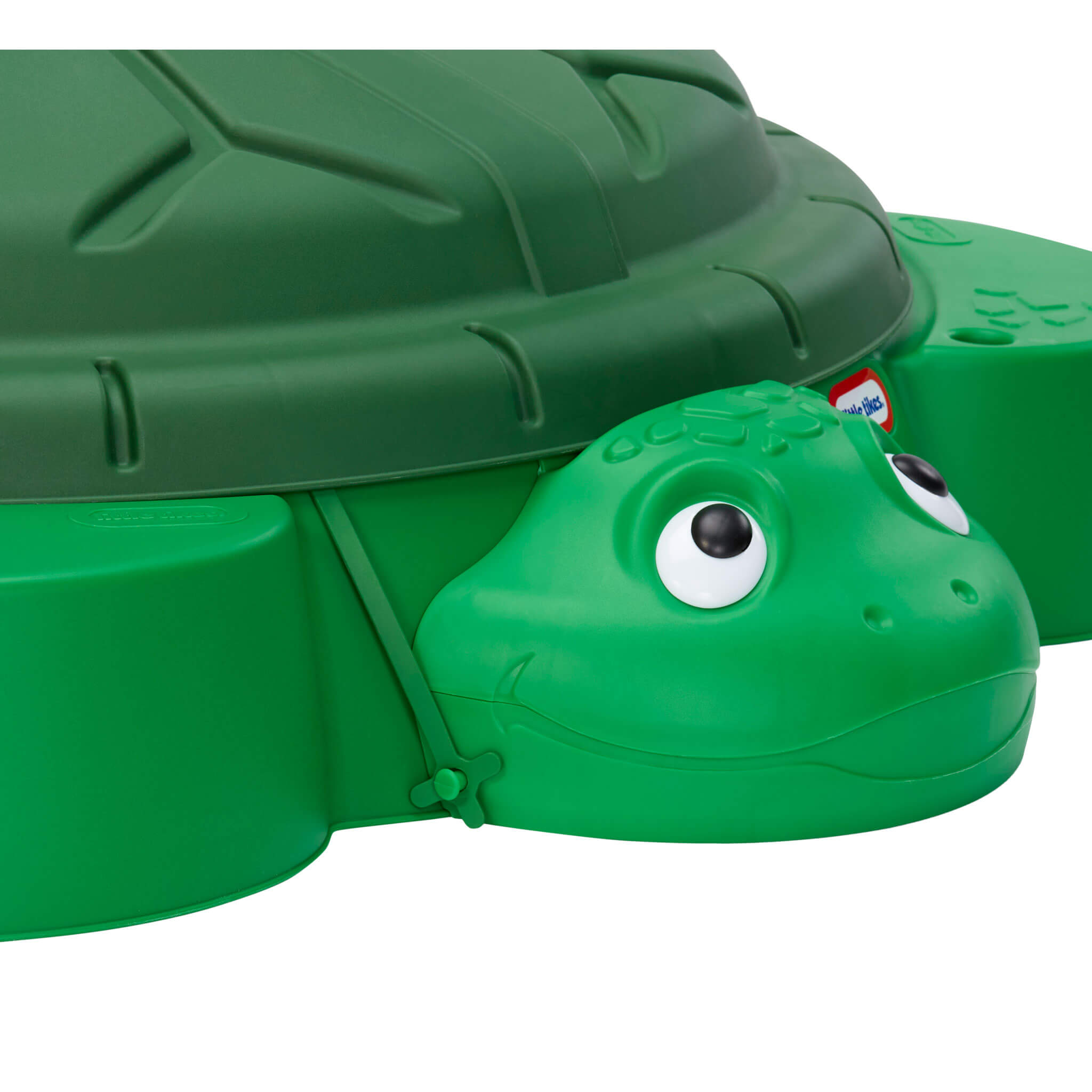 Turtle Sandbox - Outdoor Sand Play Center with Protective Lid for Backyard Digging, Building and Sensory Play