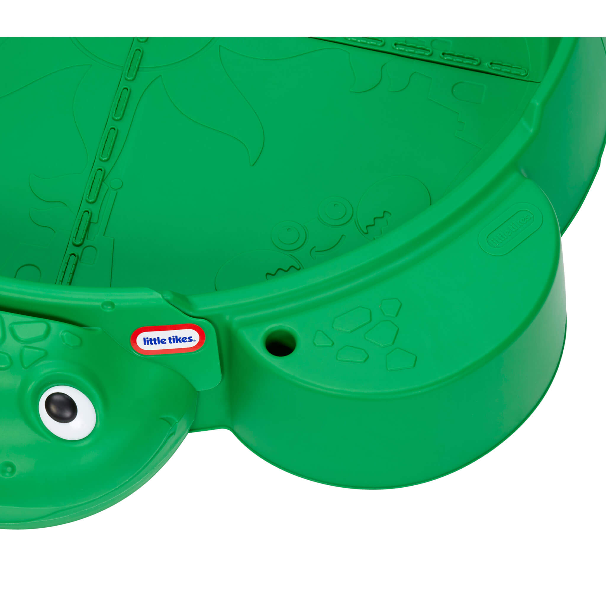 Turtle Sandbox - Outdoor Sand Play Center with Protective Lid for Backyard Digging, Building and Sensory Play