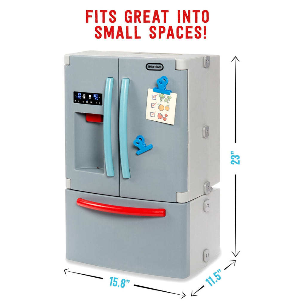 First Fridge - Realistic Pretend Kitchen Fridge with Accessories for Kitchen Role Play and Food Organization