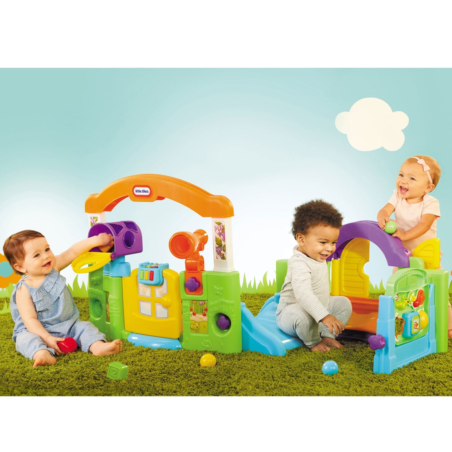 Activity Garden - Convertible Infant Activity Center with Two Play Modes for Sensory Discovery and Early Play