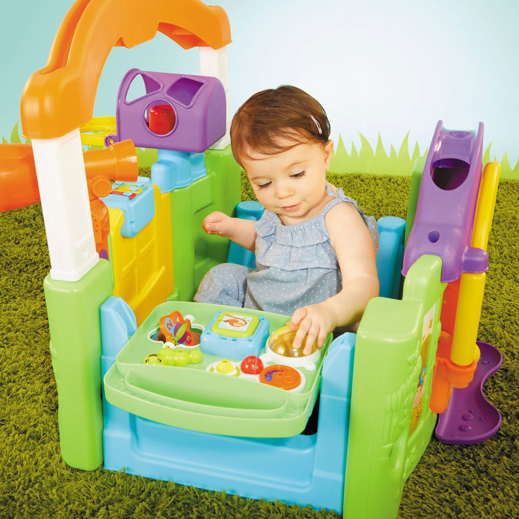 Activity Garden - Convertible Infant Activity Center with Two Play Modes for Sensory Discovery and Early Play